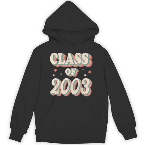 Vintage Class Of 2003 03 High School Graduation Unisex Hoodie - Best Gift Smart