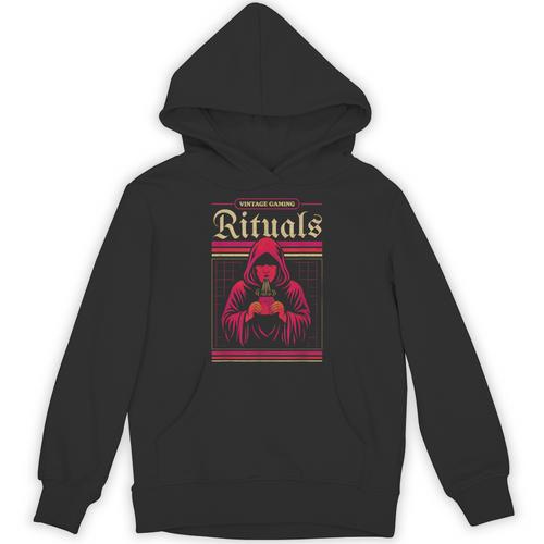 Vintage Gaming Rituals Retro Gamer Nostalgia Vintage Games Unisex Hoodie - Figerry