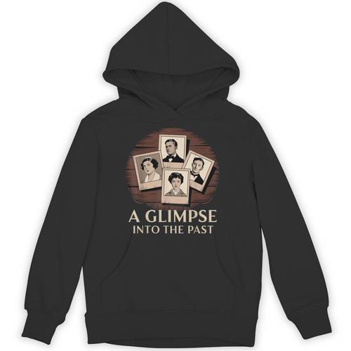 Vintage Portrait Photography Memory Nostalgia Vibe Unisex Hoodie - Figerry