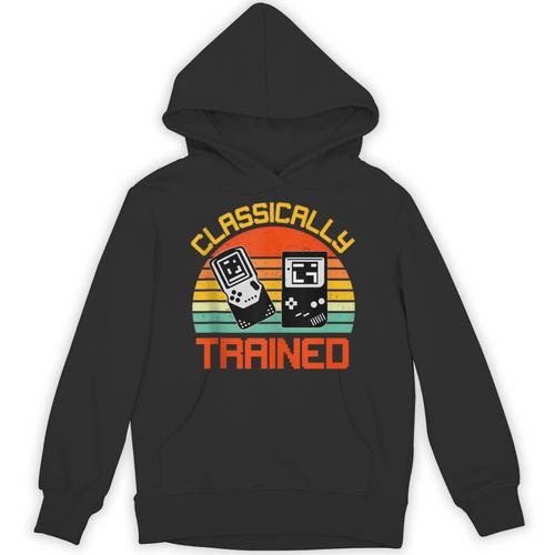 Vintage Retro Classically Trained Video Game 90s Nostalgia Unisex Hoodie - Figerry
