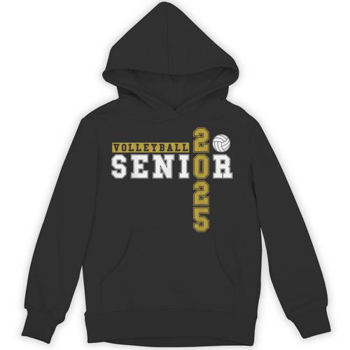Volleyball Senior Night Volleyball Senior 2025 Graduation 14 Unisex Hoodie - Best Gift Smart
