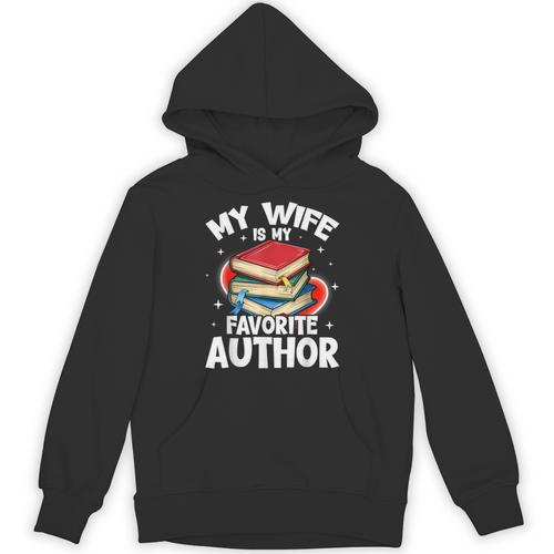 My Wife Is My Favorite Author Book Writer Unisex Hoodie - Bookorys UK