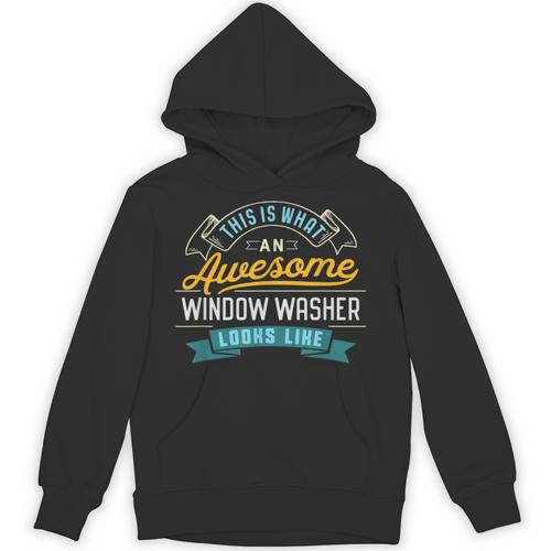 Window Washer Shirt Awesome Job Occupation Graduation Unisex Hoodie - Best Gift Smart