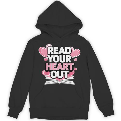 Women Read Your Heart Out Valentine's Day Teacher Book Unisex Hoodie - Bookorys