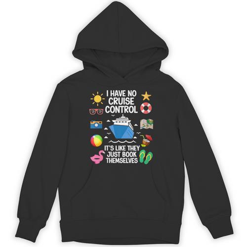 Women's I Have No Control On A Cruise They Book Themselves Cruise Unisex Hoodie - Bookorys
