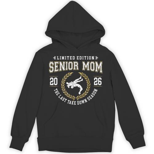 Wrestling Senior Mom The Final Match 2026 Graduation Unisex Hoodie - Best Gift Smart