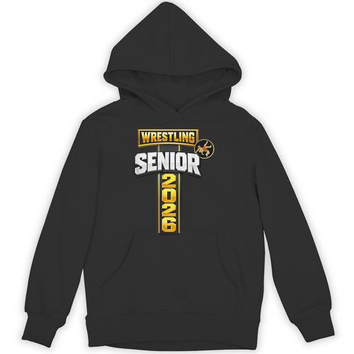 Wrestling Senior Night Senior 2026 Faith Cross Graduation Unisex Hoodie - Best Gift Smart