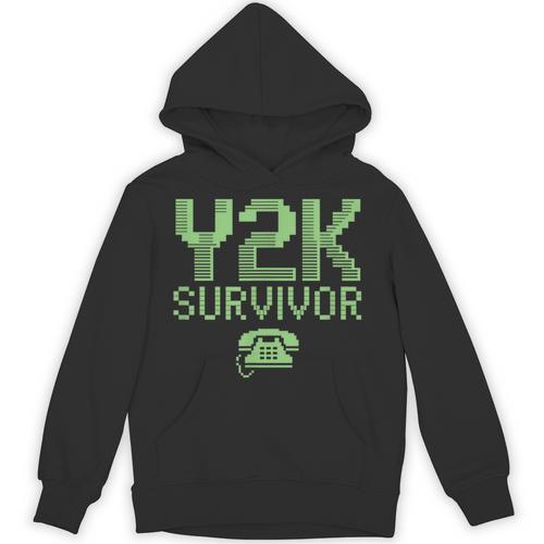 Y2K Survivor 2000s Nostalgia Retro Vintage Nostalgic Unisex Hoodie - Figerry