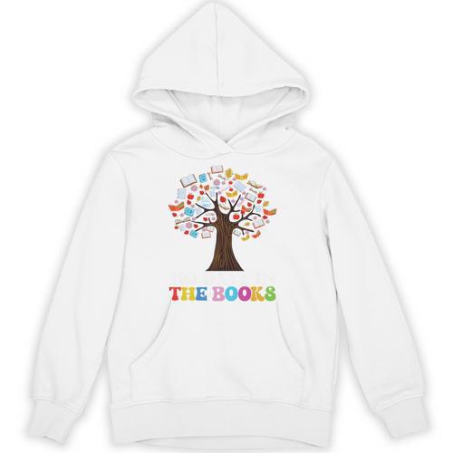 100 Days In The Books Reading Teacher 100th Day Of School Premium Tri-Blend Unisex Hoodie - Bookorys