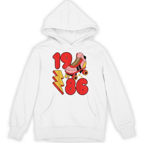 1986 Retro Roller Skate Vintage 80s Nostalgia Collector Unisex Hoodie - Figerry