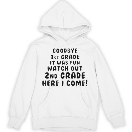 1st First Grade Graduation Tshirt Moving On To 2nd Grade Unisex Hoodie - Best Gift Smart
