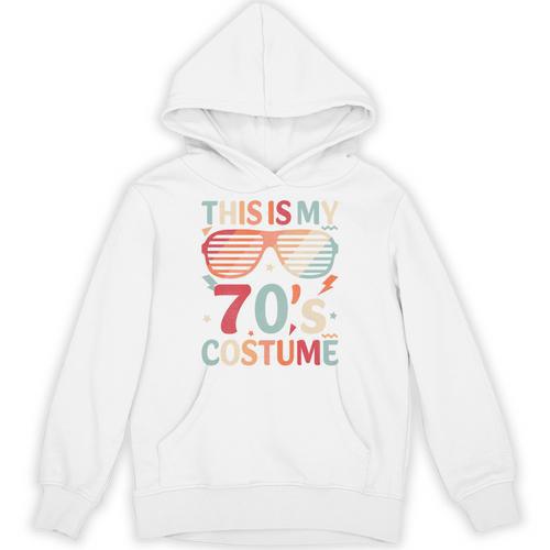This Is My 70s Costume Vintage Style Nostalgia 1970s Retro Premium Tri-Blend Unisex Hoodie - Figerry