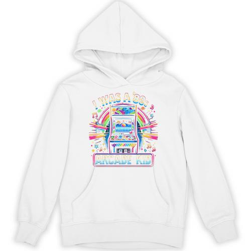 80s Arcade Kid Vintage Gamer Nostalgia Unisex Hoodie - Figerry