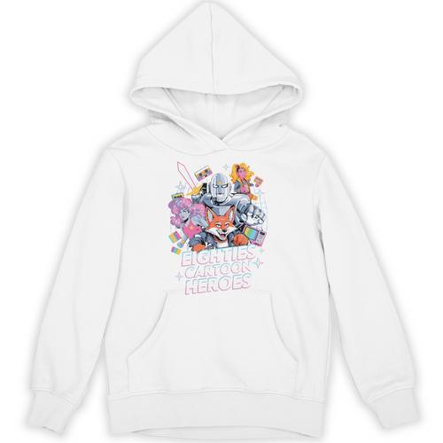 80's Cartoon Heroes Apparel For Retro Nostalgia Fans Unisex Hoodie - Figerry