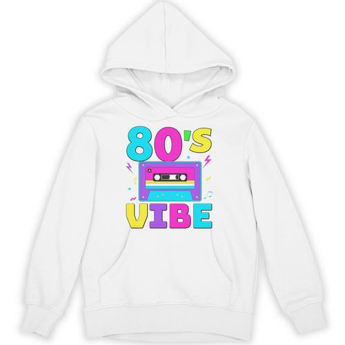 80's Vibe Retro Style Cassette Tape Nostalgia 1980s Party Premium Tri-Blend Unisex Hoodie - Figerry