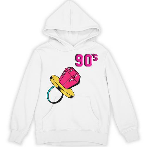 90’s Ring Retro Nostalgia Colorful Throwback Unisex Hoodie - Figerry