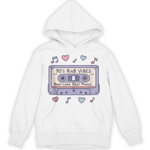90s RNB Vibes Cassette – Retro Music Nostalgia RNB Cassette Unisex Hoodie - Figerry