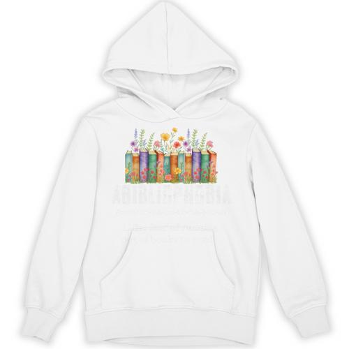 Abibliophobia Definition Book Reader Book Nerd Book Reading Premium Tri-Blend Unisex Hoodie - Bookorys UK