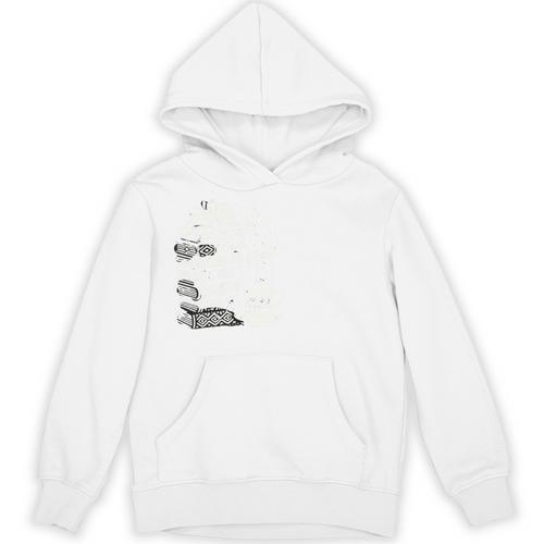 Boho Book Just A Girl Who Loves Books And Coffee Unisex Hoodie - Bookorys