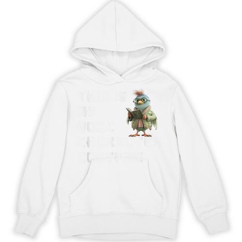 This Is My Book Character Costume Reading For Him & Her Cool Unisex Hoodie - Bookorys