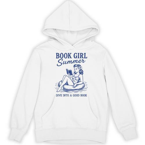 Book Girl Summer Unisex Hoodie - Bookorys UK