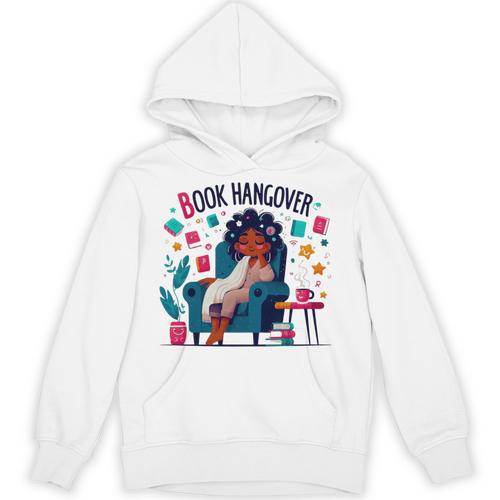 Book Lover Graphic Tee Book Hangover Premium Tri-Blend Unisex Hoodie - Bookorys