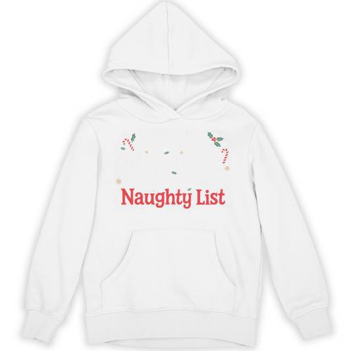 My Book Preference Naughty List Readers Christmas Joke Unisex Hoodie - Bookorys CA