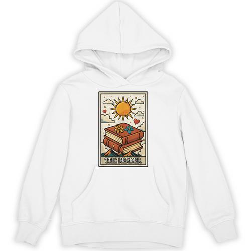 Book Reading Tarot Card The Reader Unisex Hoodie - Bookorys CA