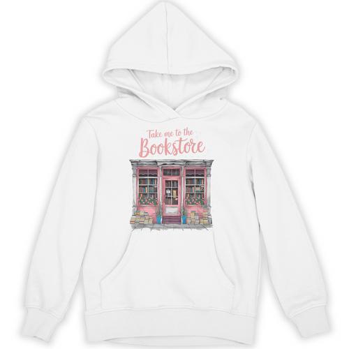 Take Me To The Book Store Librarians Valentine's Day Premium Unisex Hoodie - Bookorys