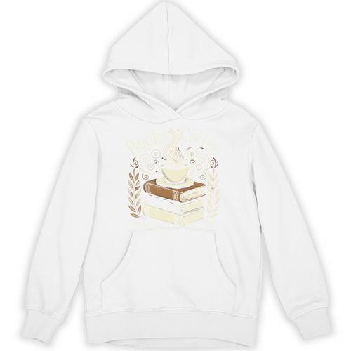 Books Coffee And Quiet Places Literature Unisex Hoodie - Bookorys UK