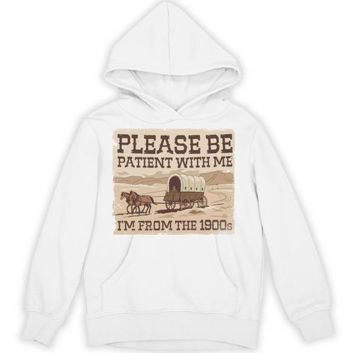 Boomer Millennial Please Be Patient I'm From The 1900s Unisex Hoodie - Figerry