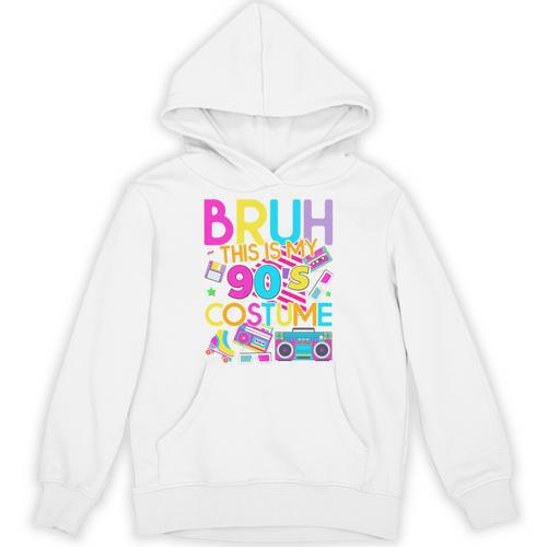 Bruh This Is My 90's Costume Nostalgia Mixtape 1990s Party Unisex Hoodie - Figerry