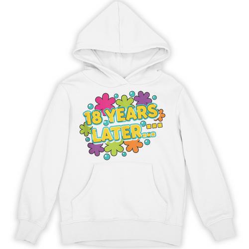 Cartoons Retro 18 Years Later Groovy Pop Art Nostalgia Unisex Hoodie - Figerry
