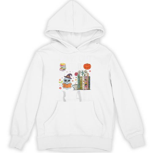 Carve Out Time To Read Halloween Ghost Books Raglan Baseball Tee Unisex Hoodie - Bookorys CA
