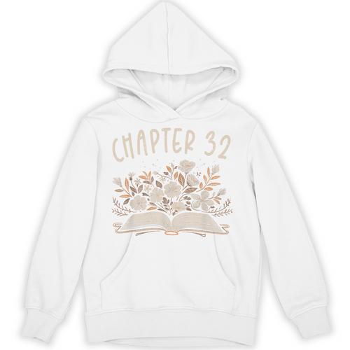 Chapter 32nd Birthday Bookworm 32 Years Old For Book Lovers Unisex Hoodie - Bookorys AU