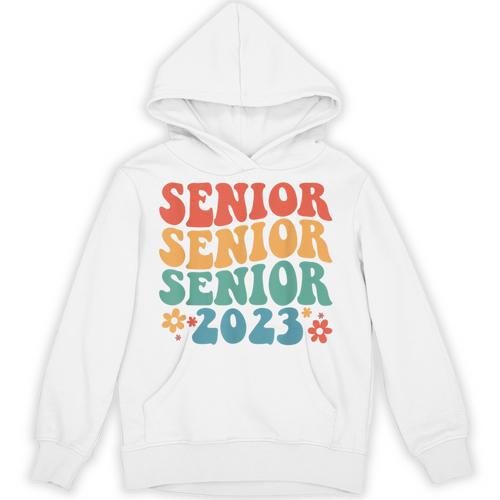 Class Of 2023 Senior 2023 Graduation Retro Seniors Unisex Hoodie - Best Gift Smart