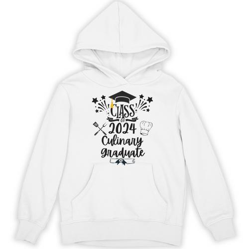 Class Of 2024 Culinary Graduate Culinary Chef Graduation Unisex Hoodie - Best Gift Smart