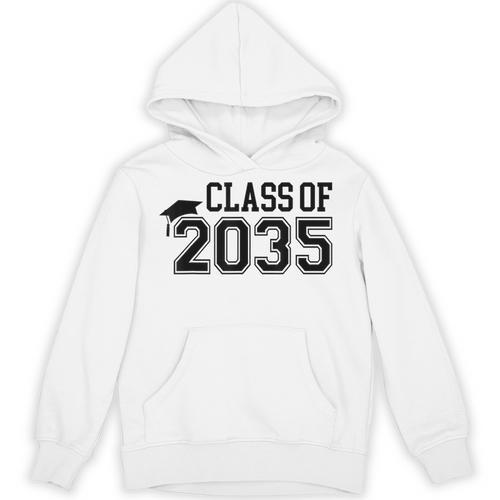 Class Of 2035 First Day Of School Graduation Unisex Hoodie - Best Gift Smart
