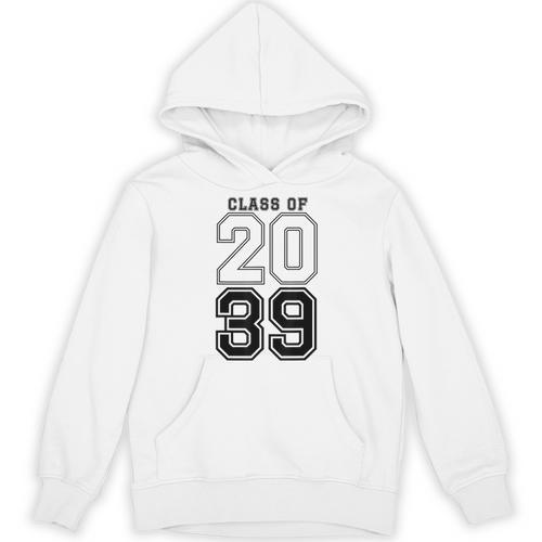 Class Of 2039 Blue Graduation Senior Student Tee Unisex Hoodie - Best Gift Smart