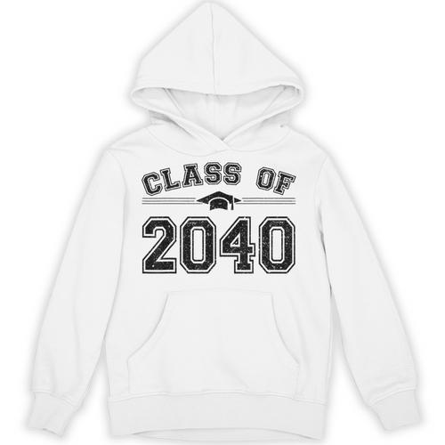 Class Of 2040 Grow With Me Graduation First Day Of School Unisex Hoodie - Best Gift Smart