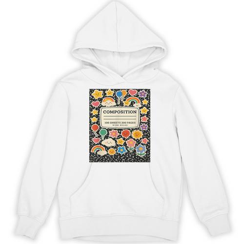 Composition Notebook Costume Teacher Matching Halloween Book Unisex Hoodie - Bookorys AU