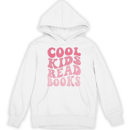 Cool Kids Read Books Library Book Reader Book Nerd Unisex Hoodie - Bookorys