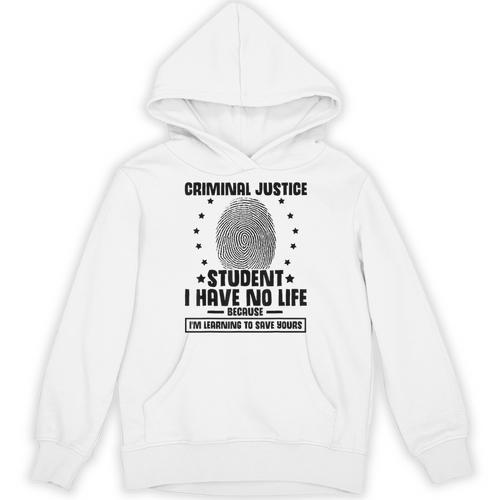 Criminal Justice School Degree Graduation Day Student Unisex Hoodie - Best Gift Smart