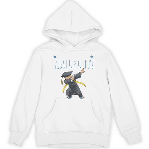 Dabbing Graduation Class Of 2025 Boy Kindergarten Nailed It Unisex Hoodie - Best Gift Smart