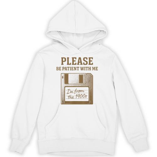 Dad Joke I'm From The 1900s Old Floppy Disk Programmer Unisex Hoodie - Figerry