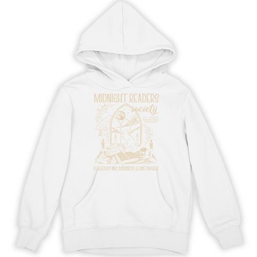 Dark Romance Book Lover Midnight Reading Readers Society Unisex Hoodie - Bookorys
