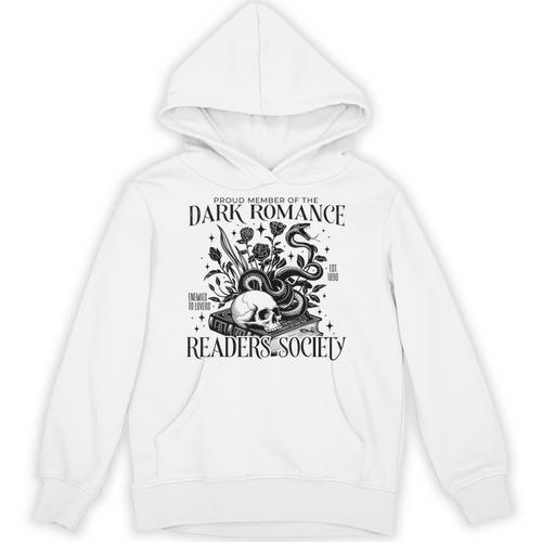 Dark Romance Books Lover Bookish Bookworm Gothic Aesthetic Unisex Hoodie - Bookorys AU