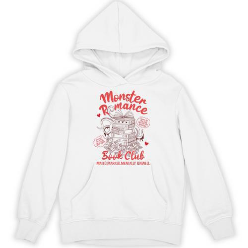 Dark Romance Reader Reading Monster Romance Book Club Unisex Hoodie - Bookorys DE