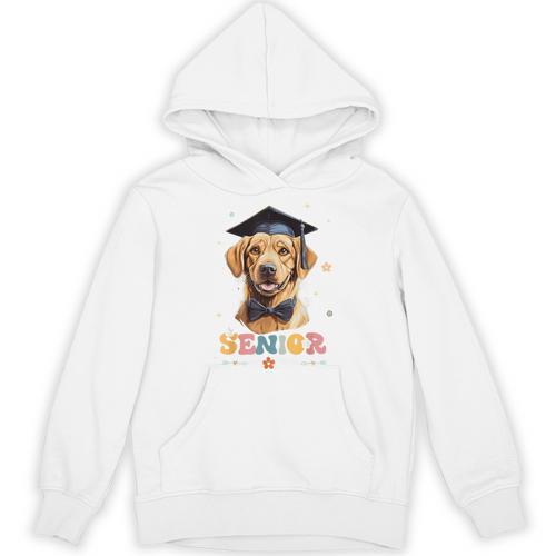 Dog Class Of 2024 Graduation Senior 2024 Men Women Girls Kids Unisex Hoodie - Best Gift Smart