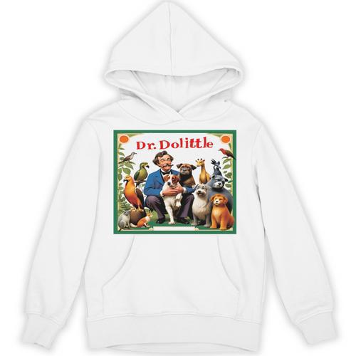 Dr Dolittle Children's Book Cover Premium Tri-Blend Unisex Hoodie - Bookorys